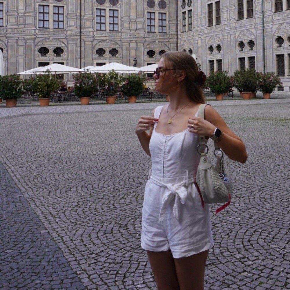 House of Harlow 1960 White Romper